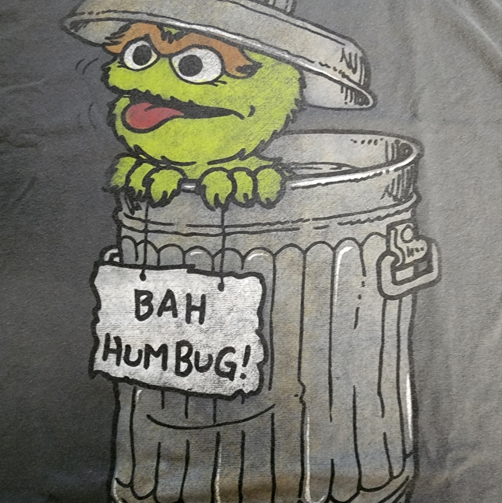 Sesame Street OSCAR THE GROUCH Men's XL Tshirt
